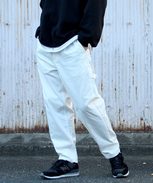 Dickies(ディッキーズ)の「【GENUINE DICKIES/ジェニュインディッキーズ】バックシャーリングペインターパンツ(チノパンツ・メンズ・アイボリー/ブラック/ベージュ/インディゴブルー/ストライプ/カーキ/ネイビー/ブルー系その他・M/L/XL)」の9枚目の写真