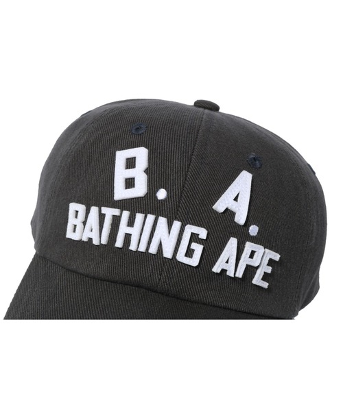A BATHING APE（アベイシングエイプ）の「B.A. WASHED TWILL CAP