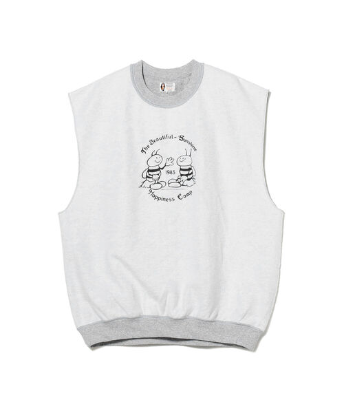 Ray BEAMS（レイビームス）の「PENNEY'S × Ray BEAMS / 別注 スウェット ベスト（ベスト・レディース・ライトグレー/ピンク/ネイビー・ONE SIZE）」の7枚目の写真