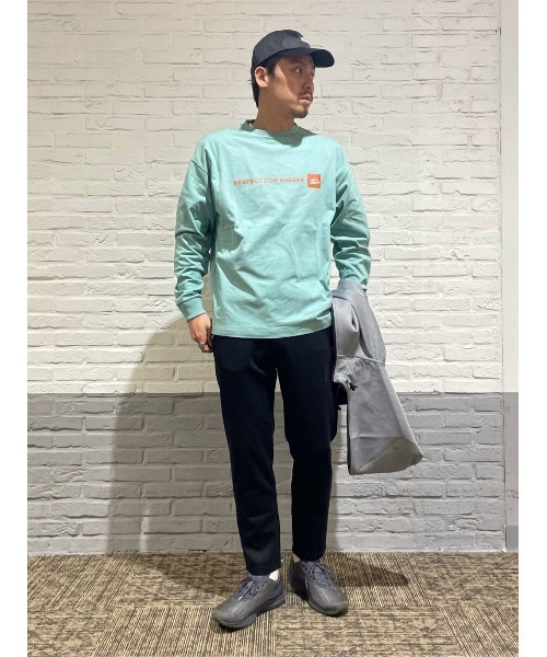 CAMP7(キャンプセブン)の「【CAMP7】バックプリントロンT(Tシャツ/カットソー・メンズ・ブラック/ケリー/ライトグレー/ホワイト・S/M/L/XL)」の8枚目の写真