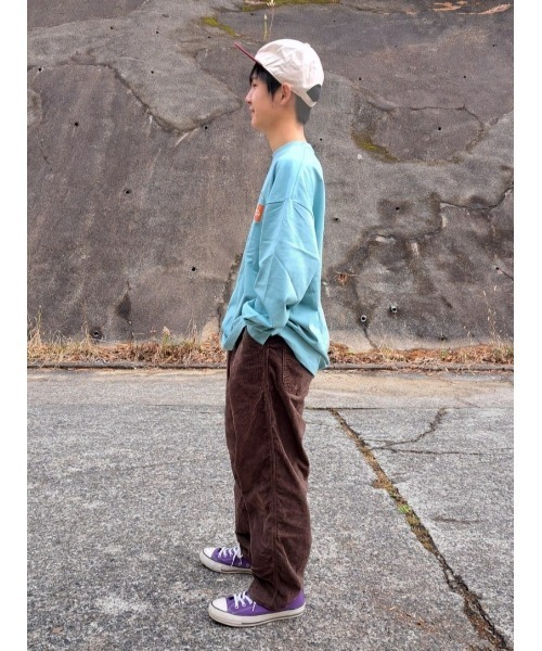CAMP7(キャンプセブン)の「【CAMP7】バックプリントロンT(Tシャツ/カットソー・メンズ・ブラック/ケリー/ライトグレー/ホワイト・S/M/L/XL)」の15枚目の写真