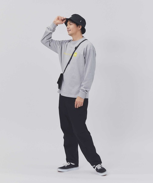 CAMP7(キャンプセブン)の「【CAMP7】バックプリントロンT(Tシャツ/カットソー・メンズ・ブラック/ケリー/ライトグレー/ホワイト・S/M/L/XL)」の19枚目の写真