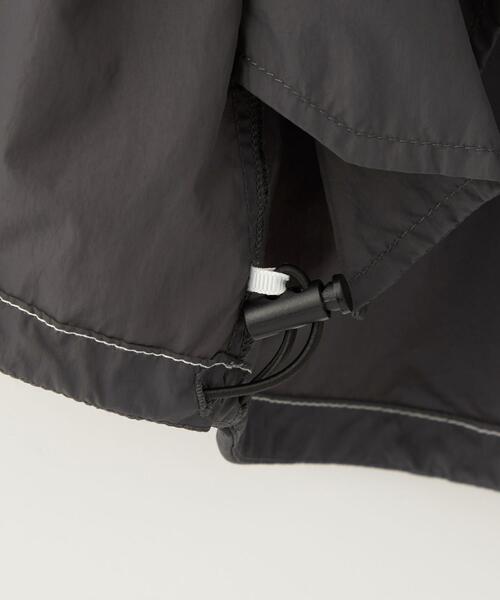 green label relaxing（グリーンレーベルリラクシング）の「TJ シースルー マウンテンパーカー 140-160cm -撥水-（マウンテンパーカー・キッズ・オフホワイト/ダークグレー・M(140-150cm)/L(160cm)）」の10枚目の写真