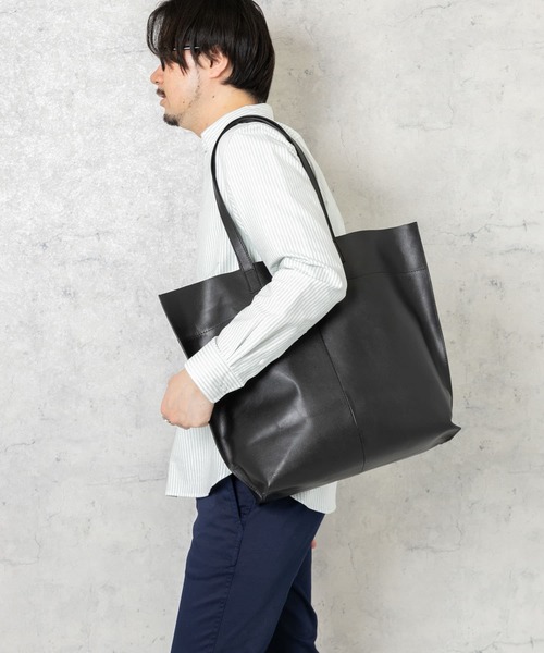 RODE SKO（ロデスコ）の「レザートートバッグ（トートバッグ・メンズ・ブラック/グレー系その他・ONE）」の9枚目の写真