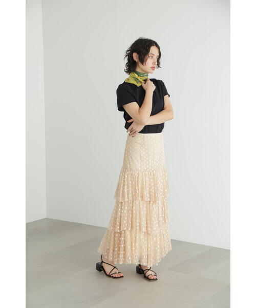 JILL STUART（ジルスチュアート）の「◆JILLエンブロイダリーT（Tシャツ/カットソー・レディース・ホワイト/ブラック/イエロー・FREE）」の7枚目の写真