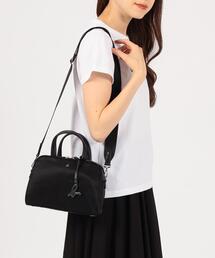【美品】agnes b. UAS08-03 ナイロン　ボストンバッグ　黒 美品 agnes b. アニエスべー 2way ボストンバッグ ナイロン 黒