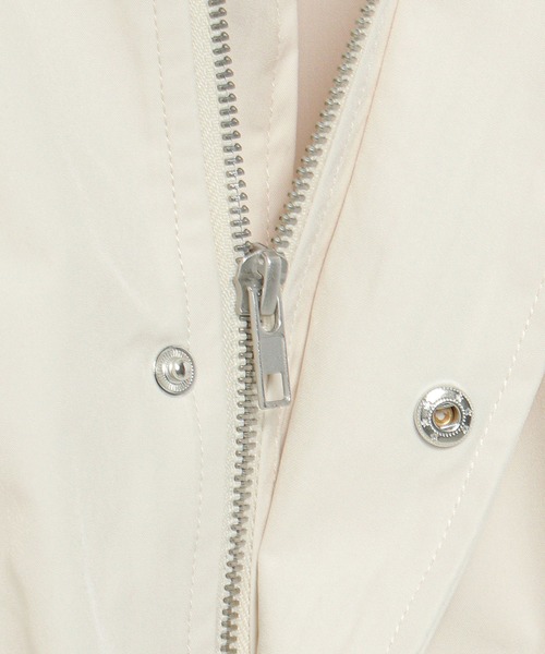 notch.（ノッチ）の「袖取り外し2WAYモッズコート（モッズコート・レディース・ベージュ/ブラック/オフホワイト・M）」の22枚目の写真