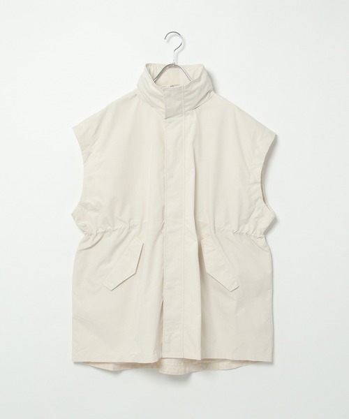 notch.（ノッチ）の「袖取り外し2WAYモッズコート（モッズコート・レディース・ベージュ/ブラック/オフホワイト・M）」の17枚目の写真