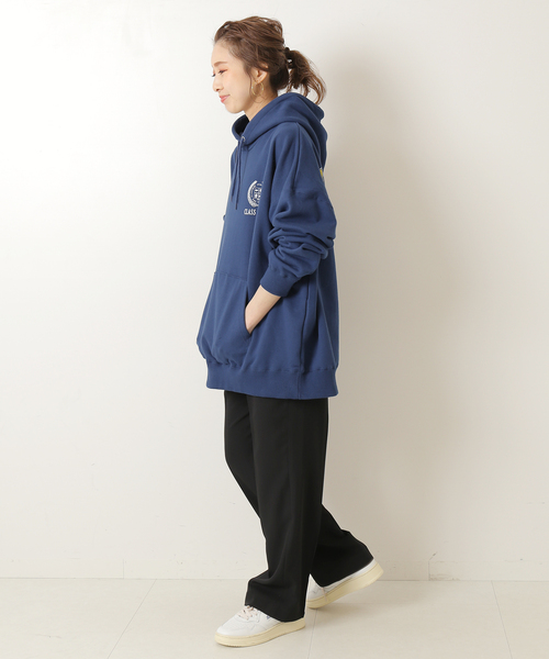 GOOD ROCK SPEED（グッドロックスピード）の「【GOOD ROCK SPEED/グッドロックスピード】別注オリジナルカレッジフーディ（パーカー・レディース・ベージュ/ネイビー/グリーン・MEDIUM）」の20枚目の写真