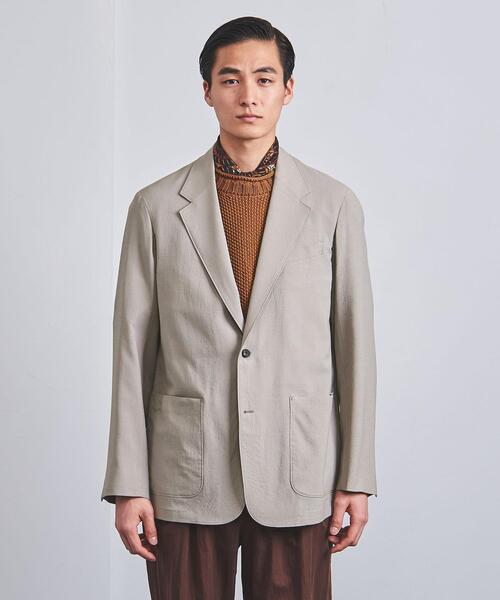 ★Toshi様 ユナイテッドアローズ 超高級 秋冬 テーラードジャケット テック ツイル 2B シングル テーラードジャケット UA COZY