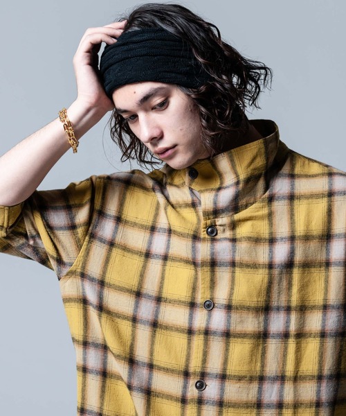 glamb（グラム）の「Drape Hair Band / ドレープヘアバンド（ヘアバンド・メンズ・ブラック/ベージュ/ワイン・FREE）」の9枚目の写真