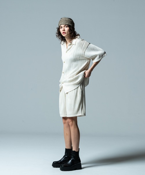 glamb（グラム）の「Drape Hair Band / ドレープヘアバンド（ヘアバンド・メンズ・ブラック/ベージュ/ワイン・FREE）」の16枚目の写真