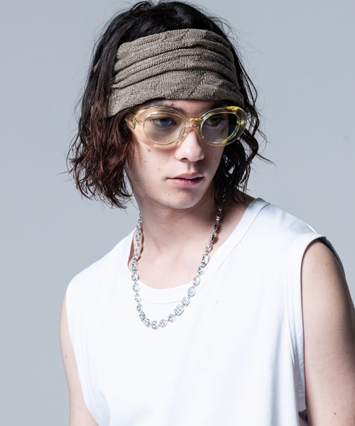 glamb（グラム）の「Drape Hair Band / ドレープヘアバンド（ヘアバンド・メンズ・ブラック/ベージュ/ワイン・FREE）」の18枚目の写真