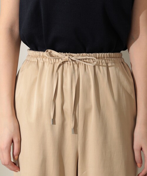 Demi-Luxe BEAMS(デミルクス ビームス)の「Demi-Luxe BEAMS / フィブリル イージーパンツ(その他パンツ・レディース・ブラック/ベージュ・36/38)」の8枚目の写真