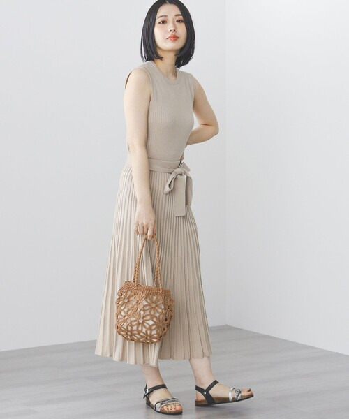 BEAMS HEART(ビームスハート)の「フラワー ペーパー バッグ(トートバッグ・レディース・ベージュ/オフホワイト/ライム/グレー/ブラウン系その他3/オレンジ/ピンク/ブラック系その他3/ミント/チャコールグレー・FREE)」の17枚目の写真