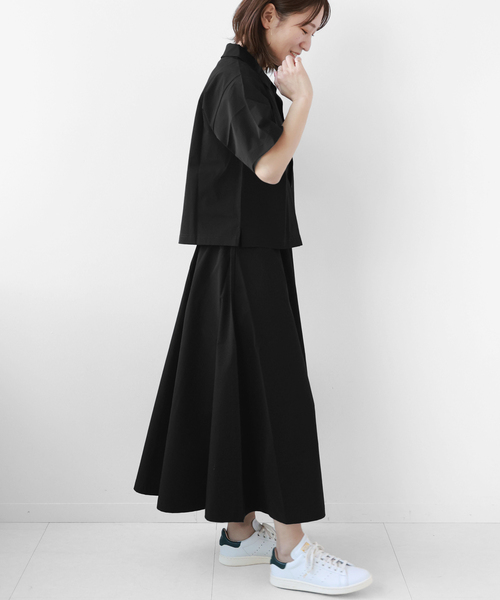 THOUSAND MILE（サウザンドマイル）の「【THOUSAND MILE/サウザンドマイル】 ROOMY SHIRTS SET UP:セットアップ（ワンピース・レディース・ブラック・FREE）」の16枚目の写真