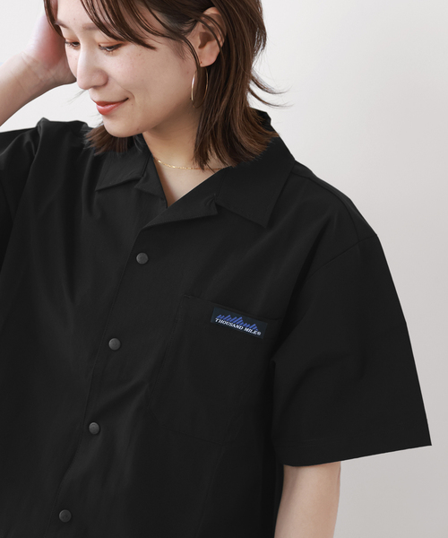 THOUSAND MILE（サウザンドマイル）の「【THOUSAND MILE/サウザンドマイル】 ROOMY SHIRTS SET UP:セットアップ（ワンピース・レディース・ブラック・FREE）」の18枚目の写真