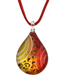 チャイハネ | 【チャイハネ】ガラスドロップネックレス(ネックレス)