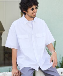 5525Gallery | SHIRT FIRSTHAND by 5525gallery/シャツファーストハンド バイ 5525ギャラリー ShortSleeve 2pocket SHIRT / ショートスリーブ2ポケットシャツ(シャツ/ブラウス)