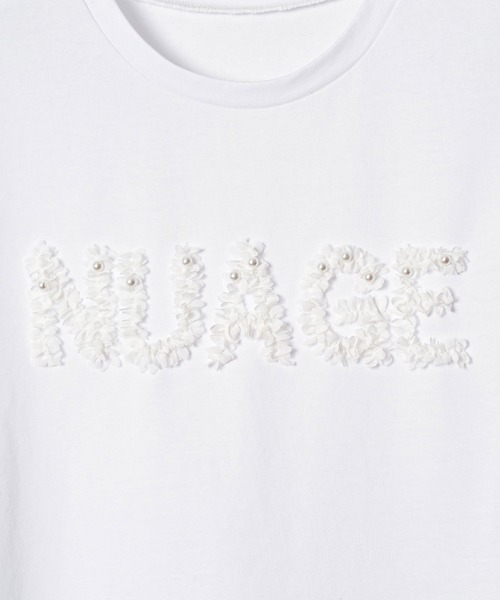 LOULOU WILLOUGHBY(ルルウィルビー)の「【LOULOU WILLOUGHBY】NUAGE T(Tシャツ/カットソー・レディース・オフホワイト/ラベンダー・2)」の4枚目の写真