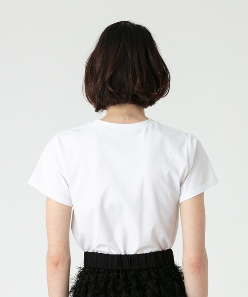 LOULOU WILLOUGHBY(ルルウィルビー)の「【LOULOU WILLOUGHBY】NUAGE T(Tシャツ/カットソー・レディース・オフホワイト/ラベンダー・2)」の11枚目の写真