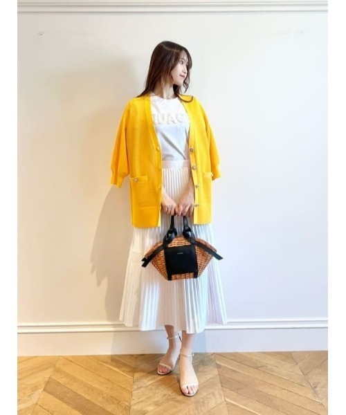 LOULOU WILLOUGHBY(ルルウィルビー)の「【LOULOU WILLOUGHBY】NUAGE T(Tシャツ/カットソー・レディース・オフホワイト/ラベンダー・2)」の16枚目の写真