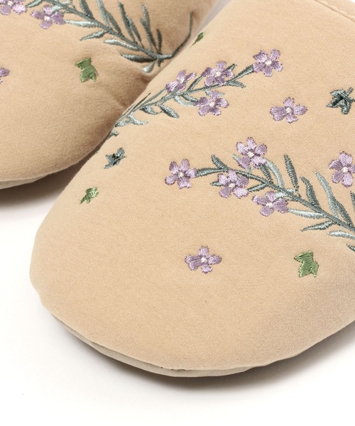 フェイラー花柄刺繍スリッパ 　ルームシューズ フェイラー花柄刺繍スリッパ ルームシューズ価格