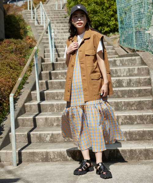 RODEO CROWNS WIDE BOWL（ロデオクラウンズワイドボウル）の「NYLON CAP（キャップ・レディース・ブラック/ベージュ/グリーン・FREE）」の21枚目の写真