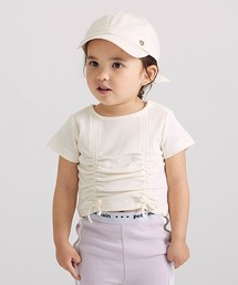 petit main（プティマイン）の「【リンク】シャーリングカットソー(キッズ)（Tシャツ/カットソー・キッズ）」