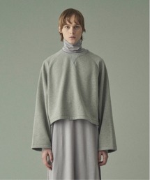 FLEECE SWEAT CROP P/O