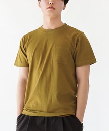 【汗が染みない シンプルTシャツ】 汗しみない クルーネック ポケット Tシャツ［メンズ］ 汗染み防止