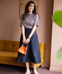 組曲（クミキョク）の「【洗える・涼感】シアーボイル スカート（スカート）」