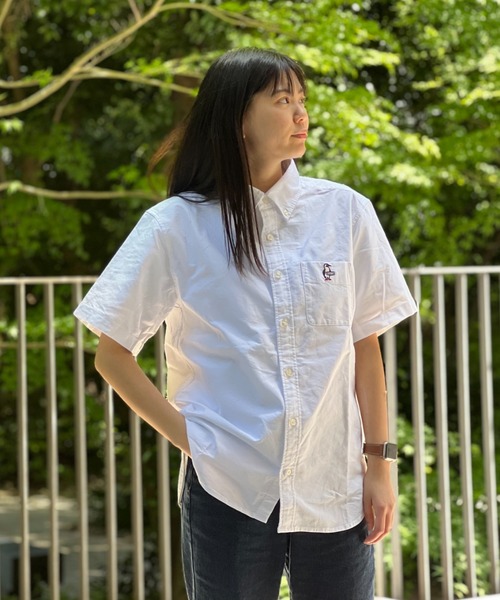 CHUMS（チャムス）の「【CHUMS】CHUMS OX S/S Shirt（シャツ/ブラウス・メンズ・ホワイト/ブルー・MEDIUM/LARGE/X-LARGE）」の2枚目の写真