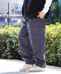 イージー ワイドカーゴパンツ / オーバーサイズ カーゴパンツ ワイドパンツ パンツ メンズ ボトムス レディース ボトム