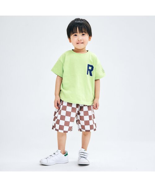 apres les cours(アプレレクール)の「4柄アソートロゴTシャツ(Tシャツ/カットソー・キッズ・オフホワイト/ピンク/ラベンダー/グリーン・80/90/100/110/120/130)」の5枚目の写真