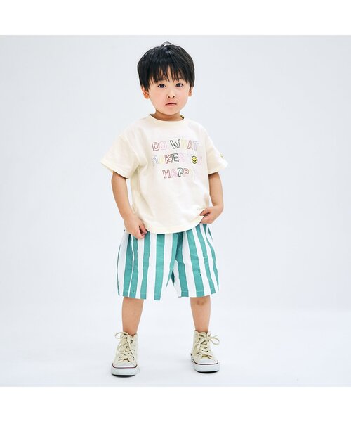 apres les cours(アプレレクール)の「4柄アソートロゴTシャツ(Tシャツ/カットソー・キッズ・オフホワイト/ピンク/ラベンダー/グリーン・80/90/100/110/120/130)」の10枚目の写真