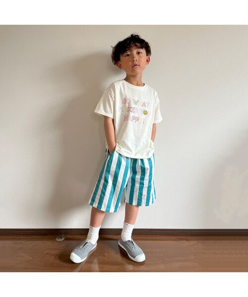 apres les cours(アプレレクール)の「4柄アソートロゴTシャツ(Tシャツ/カットソー・キッズ・オフホワイト/ピンク/ラベンダー/グリーン・80/90/100/110/120/130)」の12枚目の写真