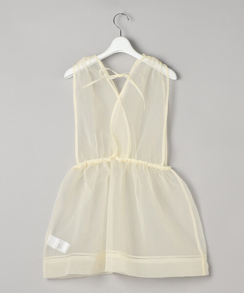 FREAK'S STORE(フリークスストア)の「シアーカシュクールノースリーブトップス/シアーカシュクールノースリーブトップス(シャツ/ブラウス・レディース・ブラック/ナチュラル/グレー・フリ-)」の13枚目の写真