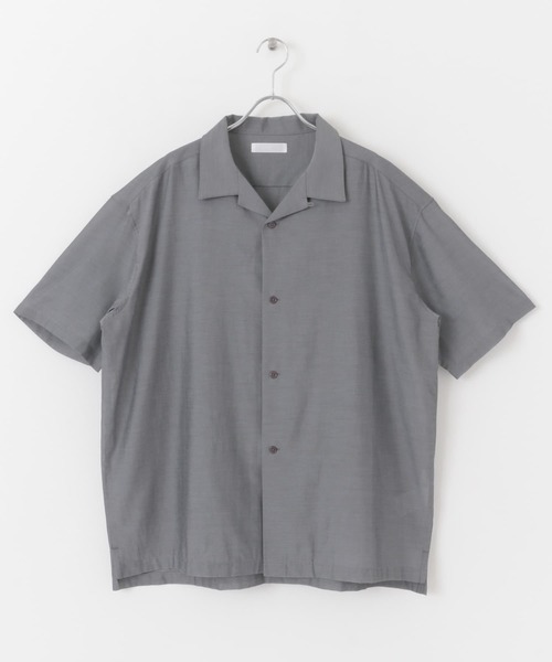 SENSE OF PLACE by URBAN RESEARCH（センスオブプレイスバイアーバンリサーチ）の「シアーシャンブレーオープンカラーシャツ（シャツ/ブラウス・メンズ・ホワイト/チャコールグレー/ライトブルー/オレンジ・MEDIUM/LARGE）」の22枚目の写真