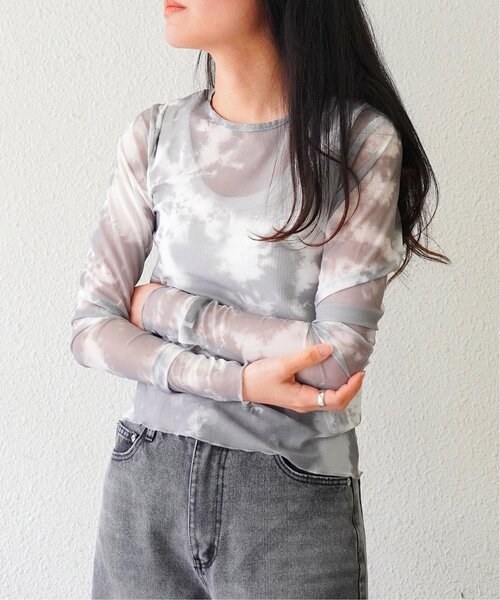 VENCEEXCHANGE(ヴァンスエクスチェンジ)の「タイダイシアートップス(Tシャツ/カットソー・レディース・ブルー/グレー・M)」の20枚目の写真