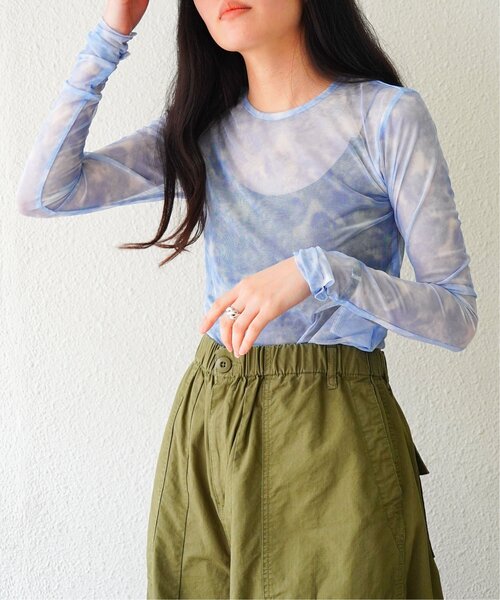 VENCEEXCHANGE(ヴァンスエクスチェンジ)の「タイダイシアートップス(Tシャツ/カットソー・レディース・ブルー/グレー・M)」の22枚目の写真