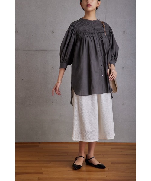 Fanaka（ファナカ）の「サークルレース刺繍キュロットパンツ