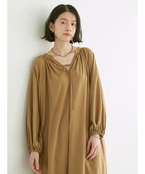 AMERICAN HOLIC（アメリカンホリック）の「スキッパーシアーワンピース（ワンピース・レディース・その他14/ベージュ/ブラック・M/L）」の19枚目の写真