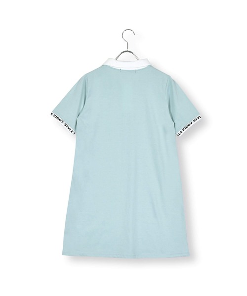 ZIDDY（ジディ）の「エンブレム刺繍入りポロワンピース(130~160cm)（ワンピース・キッズ・ブルー/グリーン・140/160/150/130）」の8枚目の写真