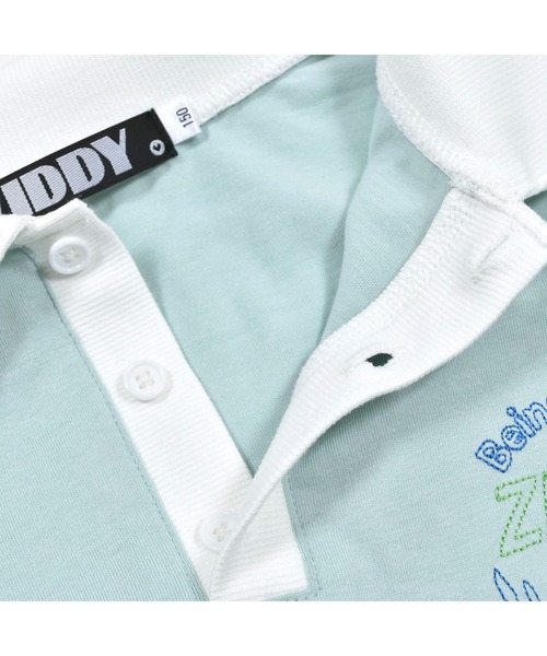 ZIDDY（ジディ）の「エンブレム刺繍入りポロワンピース(130~160cm)（ワンピース・キッズ・ブルー/グリーン・140/160/150/130）」の10枚目の写真