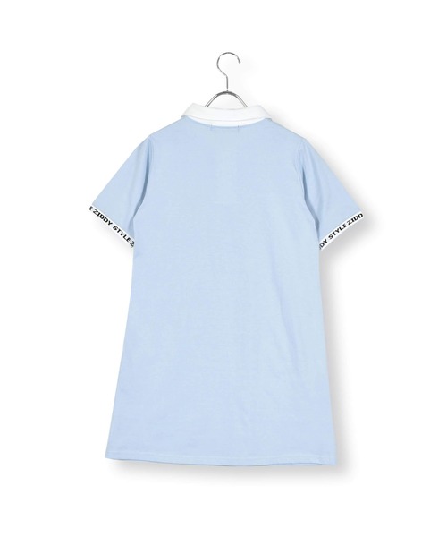 ZIDDY（ジディ）の「エンブレム刺繍入りポロワンピース(130~160cm)（ワンピース・キッズ・ブルー/グリーン・140/160/150/130）」の15枚目の写真