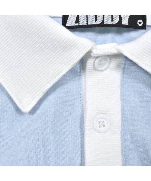 ZIDDY（ジディ）の「エンブレム刺繍入りポロワンピース(130~160cm)（ワンピース・キッズ・ブルー/グリーン・140/160/150/130）」の16枚目の写真