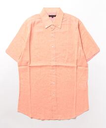 m.f.editorial | エムエフエディトリアルメンズ/m.f.editorial:MEN 麻混 ボタンダウン半袖シャツ(シャツ/ブラウス)