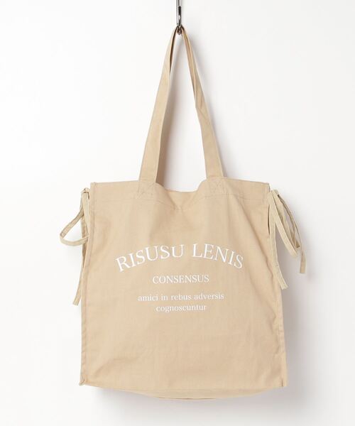 Per sist ence(パーシエンス)の「Per sist ence/パーシエンス 2wayリボンアレンジA4トート(トートバッグ・レディース・ベージュ/アイボリー/ブラック/ピンク・FREE)」の1枚目の写真