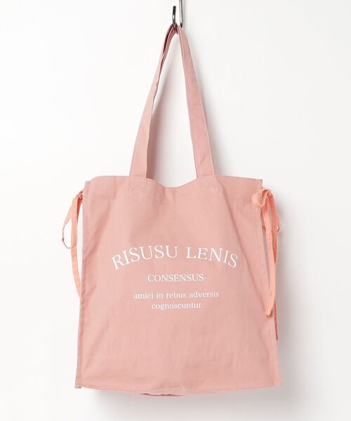 Per sist ence(パーシエンス)の「Per sist ence/パーシエンス 2wayリボンアレンジA4トート(トートバッグ・レディース・ベージュ/アイボリー/ブラック/ピンク・FREE)」の4枚目の写真
